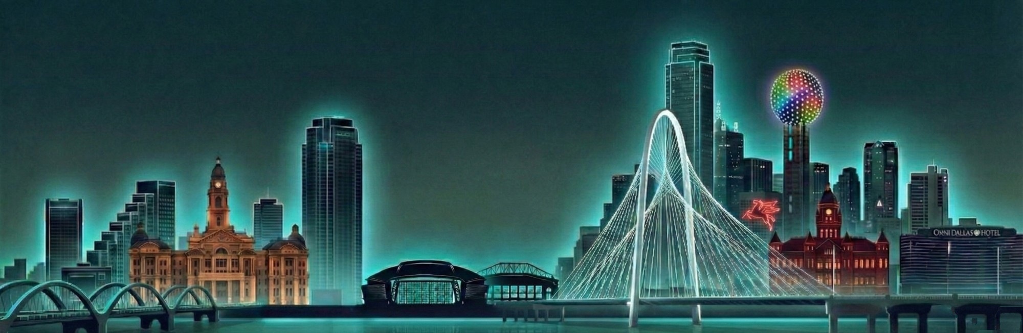 DFW Metroplex Skyline — Fort Worth, Arlington, Dallas